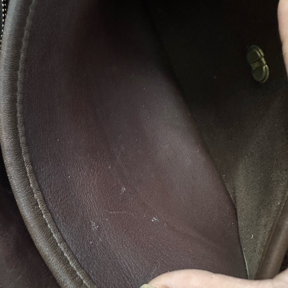 Vintage Coach Court Bag - Mahogany Brown Leather Crossbody 9870 - Picture 6 of 13